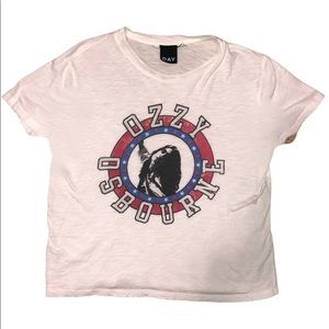 Ozzy Osbourne White Tshirt 🔥